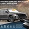Car Sun Shade for Windshield, Reflective Car Sunshade Blocks UV Rays &amp; Heat, Foldable Car Window Sun Shade, Car Accessories Interior, Car Dashboard Accessories, Universal Fit (57"x31.5")