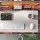 Twelve South Deskpad, Sustainable Leather Extended Mouse Mat, Spill-Resistant, Mouse Traction Surface, Optimal Size For Display Use, Black