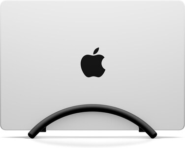 Twelve South Bookarc Flex, Space-Saving Vertical Stand To Organize Work &amp; Home Office For Apple Macbooks/Laptops, Black