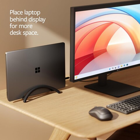 Twelve South Bookarc Flex, Space-Saving Vertical Stand To Organize Work &amp; Home Office For Apple Macbooks/Laptops, White