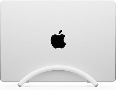 Twelve South Bookarc Flex, Space-Saving Vertical Stand To Organize Work &amp; Home Office For Apple Macbooks/Laptops, White