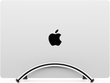 Twelve South Bookarc Flex, Space-Saving Vertical Stand To Organize Work &amp; Home Office For Apple Macbooks/Laptops, Chrome