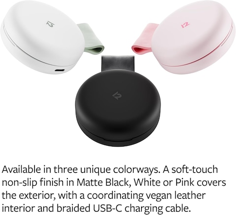 Twelve South Butterfly SE 2-In-1 Qi2 USB-C MagSafe Charging Station (Not Wireless) - Travel Charger For iPhone 15/14/13/12, Apple Watch, Airpods Pro - Portable Charging Stand For Apple Devices, Pink