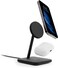 Twelve South Hirise 2 Deluxe 2-In-1 Qi2 Charging Stand For iPhone And Airpods Black
