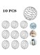 10 PCS Food Grade Stainless Steel Shaker Balls, Spring Shaker Balls, Wire Whisk Ball Replacement, Milkshake Egg White Mixing Balls for Shaker Bottle Mixer for Home, Office, Cafe, Restaurant