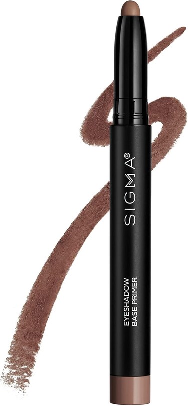 Sigma Beauty Matte Eyeshadow Base Primer In Earthen, Long Wear, Crease Resistant, Smudge Proof &amp; Blendable Vegan Cream Crayon Stick With Built-In Sharpener