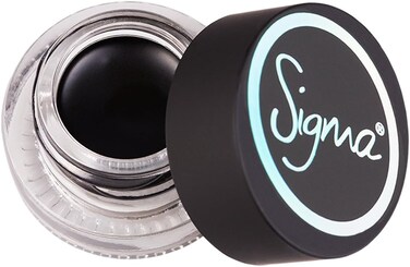 Sigma Beauty Matte Gel Eye Liner, Smooth &amp; Creamy Vegan Formula, Comfortable Long Wear, Water &amp; Smudge Proof Makeup, Black Wicked