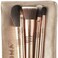 Sigma Beauty Iconic Rose Gold Brush Set, Set Of 5 Makeup Brushes And Makeup Bag