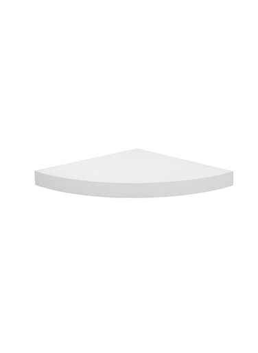 FLOATING WALL SHELF CORNER WHITE SIZE: 29.5X29.5X3CM