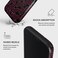 جراب Burga المميز لهاتف iPhone 17 Pro Midnight Visitor، متوافق مع غطاء صلب مزدوج الطبقات مع حماية من السيليكون - غطاء مقاوم للخدوش والصدمات