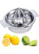 Citrus Lemon Orange Grapefuit Juicer Manual Squeezer Stainless Steel 304 Robust Hand Juicer Reamer Rotation Press with Strainer＆12 OZ Bowl, 2 Pour Spouts, Dishwasher Safe, Easy to Clean, Heavy Duty
