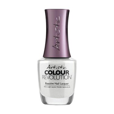 Artistic Nail Design Nail Lacquer Dazzling Daydream   White Shimmer   15 Ml