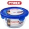 Pyrex Cook&amp;Go 1.6L Round Storage Dish with Airtight Lid - Versatile Freezer-to-Oven Solution