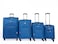 VIPTOUR 4 Piece Softside Spinner 4 Wheels Fabric Trolley Luggage With Number Lock 20/24/28/32 Inches