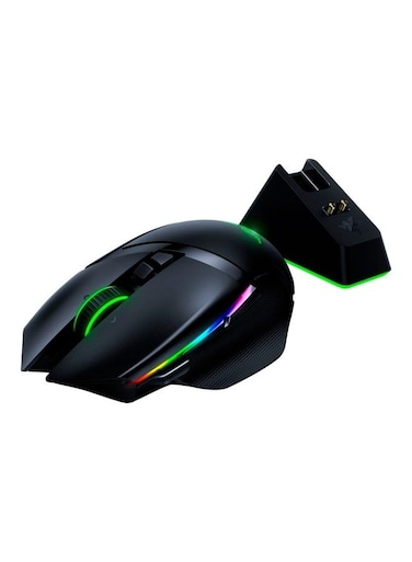 Razer Basilisk Ultimate HyperSpeed Wireless Gaming Mouse with Charging Dock - Black