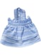 Grid Print Dog Dress Dog Summer Skirt for Small Medium Dog Soft Breathable Pet Dress Girls Puppy Lightweight (Blue, M)