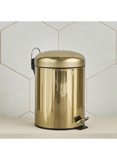 Box Gold Pedal Bin - 5 L