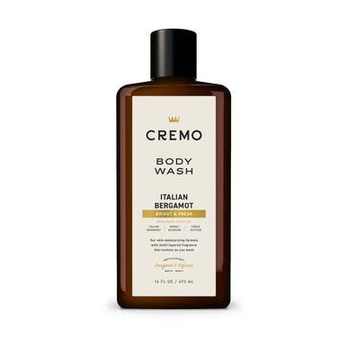 CREMO Rich-Lathering Italian Bergamot Body Wash, Notes of Italian Bergamot, Neroli Blossom, and Fresh Vetiver, 16 Fl Oz (Packaging May Vary)