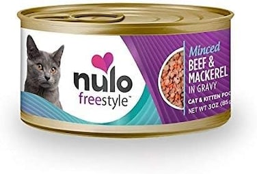Nulo Minced Beef &amp; Mackerel Cat &amp; Kitten Food In Gravy