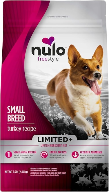 طعام الكلاب من نولو فري ستايل ليميتد كونغريدينت من نولو، طعام جاف ممتاز لا يسبب الحساسية للبالغين والجراء والكلاب، بروتين حيوان واحد مع بروبيوتيك BC30 لدعم صحي للجهاز الهضمي