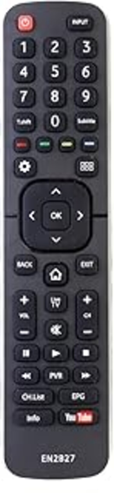 Vinabty EN2B27 Replacement Remote Control for Hisense TV 50M7000UW 55m7000uwg 65m7000uwg 70m7000uwg 43n3000uw 50n3000uw 55n3000uw 50K321UWT 55M7000 00UW 55 K720UWG