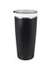 CeramiSteel Coffee Ceramic Travel Mug (22 ounce), Ceramic Rim &amp; Inner Coating on Insulated Stainless Steel Tumbler, Durable Black Finish