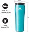 Mighty Mug,  The Untippable Mug, Grips When Hit, Lifts for Sips, Insulated Stainless Steel Tumbler, Cupholder Friendly, Gifts for Women Men All, Leakproof, 6 Hours Hot / 24 Cold, 16oz, Teal Matte