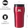 Mighty Mug, The Untippable Mug, Grips When Hit, Lifts for Sips, Insulated Stainless Steel Tumbler, Cupholder Friendly, Gifts for Women Men All,  Leakproof, 6 Hours Hot / 24 Cold,  12 oz, Rosebud Matte
