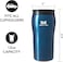Mighty Mug, The Untippable Mug, Grips When Hit, Lifts for Sips, Insulated Stainless Steel Tumbler, Cupholder Friendly, Gifts for Women Men All, Leakproof, 6 Hours Hot / 24 Cold, 12oz, Oceanic Blue