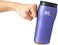 Mighty Mug, The Untippable Mug, Grips When Hit, Lifts for Sips, Insulated Stainless Steel Tumbler, Cupholder Friendly, Gifts for Women Men All, Leakproof, 6 Hours Hot / 24 Cold, 12oz, Purple Matte