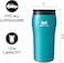 Mighty Mug,  The Untippable Mug, Grips When Hit, Lifts for Sips, Insulated Stainless Steel Tumbler, Cupholder Friendly, Gifts for Women Men All, Leakproof, 6 Hours Hot / 24 Cold, 12oz, Teal Matte