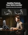ProtoArc Foldable Keyboard Mouse Combo, XKM01 CaseUp Portable Bluetooth Keyboard and Mouse with Laptop Stand, a Mobile Work Solution for On-The-Go, Compatible with Laptop PC MacBook Windows Mac OS