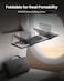 ProtoArc Foldable Keyboard Mouse Combo, XKM01 CaseUp Portable Bluetooth Keyboard and Mouse with Laptop Stand, a Mobile Work Solution for On-The-Go, Compatible with Laptop PC MacBook Windows Mac OS