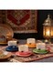 Tea Cup and Saucer Set with Camel Design, 80ml, Tri-Color Gradient Pattern&iuml;&frac14;&OElig;suitable for gift and home use