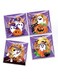 100pcs / pack Halloween series cookie sweet candy plastic bag party favors Halloween decoration supplies size 10*10+3cm