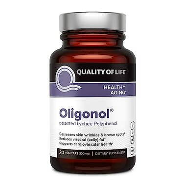 Quality Of Life Labs 71854 Oligonol Supports Healthy Aging 30 Vegetarian Supplement (100Mg.)