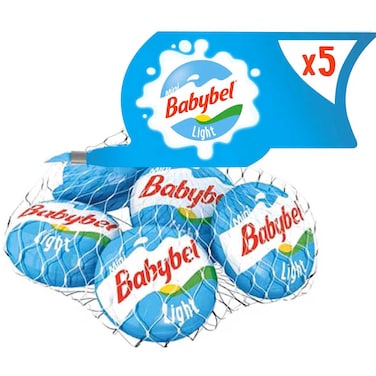 Babybel Mini Light Cheese Snack, 20g Pack of 5