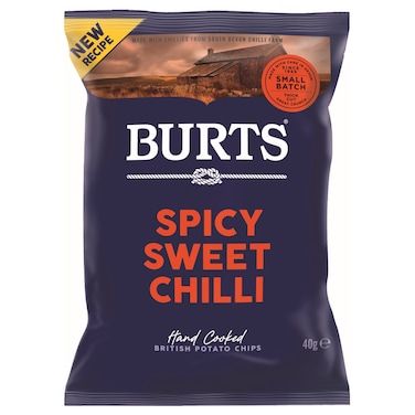 Burts Spicy Sweet Chilli Potato Chips, 40g