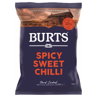 Burts Spicy Sweet Chilli Potato Chips, 150g