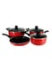 8pcs Multipurpose Non-Stick Cookware Set Cookware Pots and Pans Set Comfort Grip handle