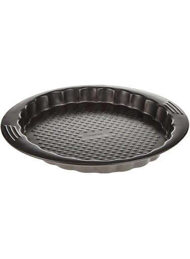 TEFAL Baking Mold   Easy Grip 27 cm Tart Baking Pan  Carbon Steel   2 Years Warranty   J1628344