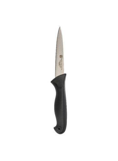 Sensei 3.5 Inch Paring Knife, 1 With Colored Coded Pins Kitchen Knife - High-Carbon, Stain-Resistant, Black German Steel Peeling Knife, Ergonomic Handle, For Meats, Vegetables, Fruits