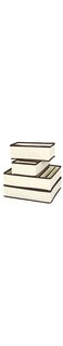 SKEIDO 4 set Drawer Collapsible Storage Boxes For Bra Underwear Folding Closet Organizer Drawer Divider Container