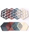 Trivet Mats, Silicone Trivet Mat 8 Set, Rubber Hot Pot Holders, Non-Slip Silicone Kitchen Mats, Hot Pot Pans Holders Hot Pads for Table &amp; Counter, Kitchen Trivets for Pots &amp; Hot Dish Plates