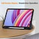 Muzz Case for Xiaomi Poco Pad 2024, Slim Lightweight Hard Shell Cover with Three fold Stand, with Auto Sleep Wake Anti-scratch Smart Protective Cover for Xiaomi Poco Pad 12.1inch (Black)