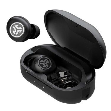 JLab JBuds Air Pro True Wireless Earbuds with Bluetooth Multipoint, Auto Play &amp; Pause, Dual Connect, IP55 Sweat &amp; Dust Resistance, Be Aware Audio for Safety, Custom 3 EQ Sound Settings, Black