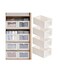 4 Pack Linen Storage Bins,Storage Containers For Organizing Clothing,Jeans,Toys,Books,Shelves,Closet,Wardrobe,Closet Organizers And Storage,Large Storage Boxes Baskets With Visual Window