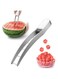 Silk Route Stainless Steel Watermelon Slicer, Cube Cutter Corer Fruit Vegetable Tools, Quickly Safe Cutter Slicer, Knife Melon Baller for Kitchen Gadget