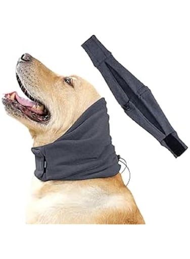 Dog Ear Muffs Noise Protection Ear Muffs, Dog Noise Cancelling Ear Muffs for Ear Protection, Dog Hoodie Headband for Bath Thunder Fireworks Anxiety Relief Calming Dog Hearing Protection