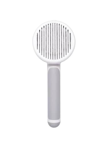 BLOSORA Pet Grooming Brush for Cats and Dogs &ndash; Stainless Steel Bristles for Long &amp; Short Hair &ndash; Removes Tangles, Dead Undercoat &amp; Dirt &ndash; Easy to Clean, Gentle on Pet's Skin